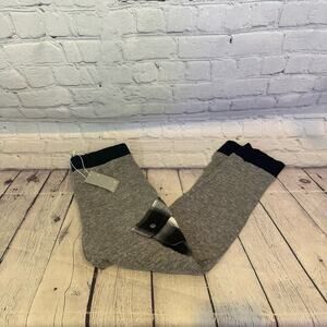 Miki Miette Gray Plaid Pocket Jogger Pants